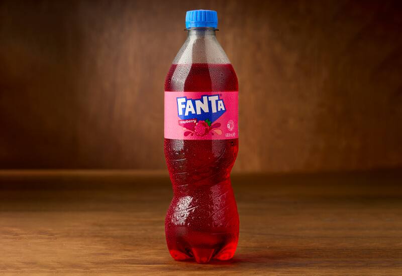 600mL Fanta Raspberry
