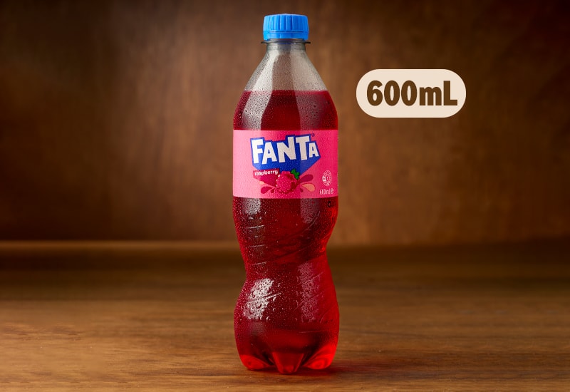 600mL Fanta Raspberry