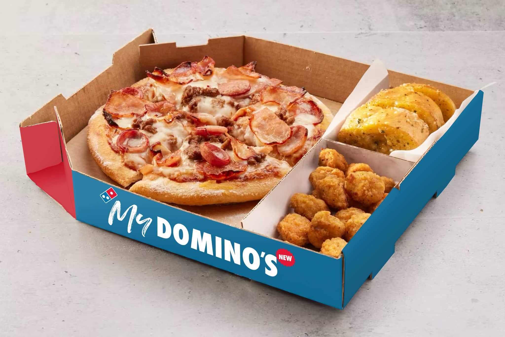 Mini BBQ Meatlovers Domino's Pizza