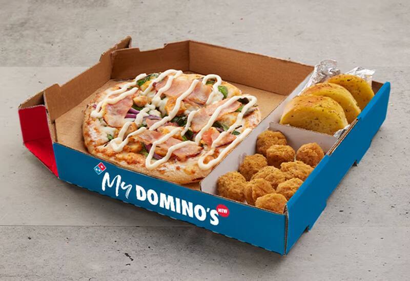 Mini Chicken, Bacon & Ranch Domino's Pizza