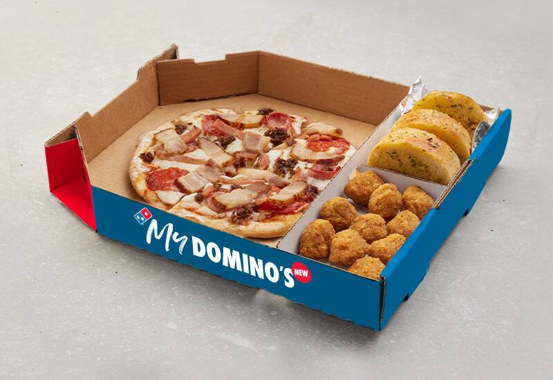Mini Smokehouse Meatlovers Domino's Pizza