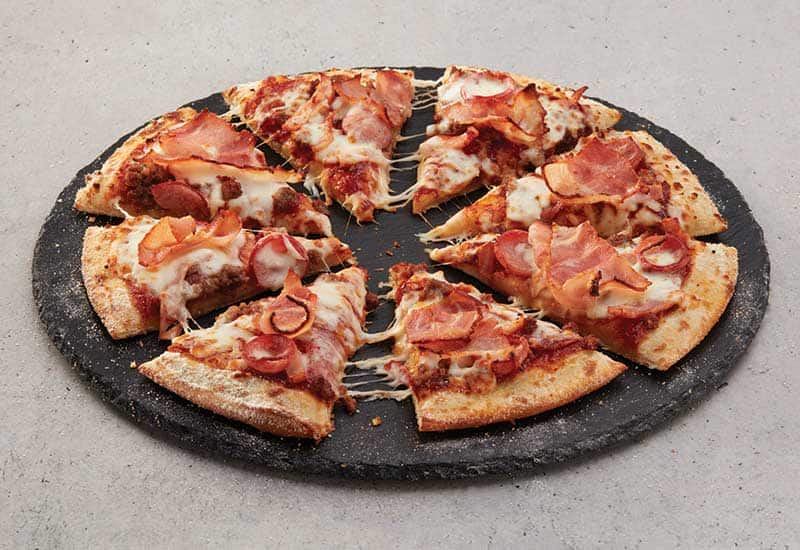 Calories in Dominos BBQ Meatlovers Pizza calcount