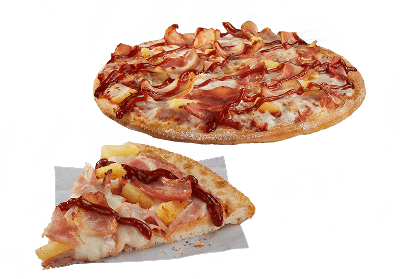 Cheesy Bacon Hawaiian Domino's Pizza