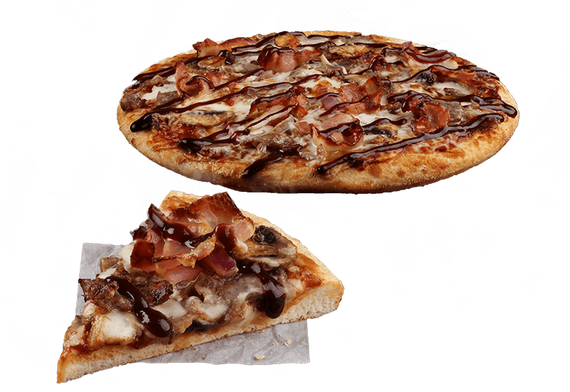 BBQ Steak & Bacon Domino's Pizza