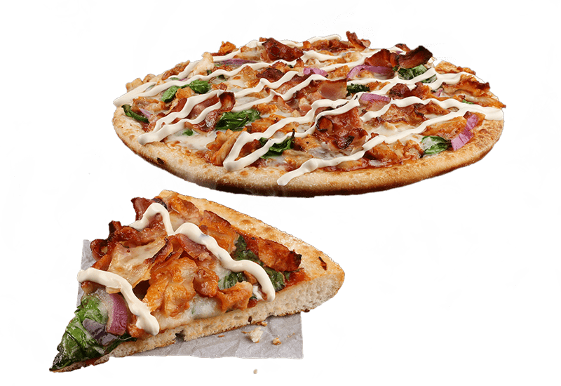 Garlic Chicken & Bacon Ranch Domino's Pizza