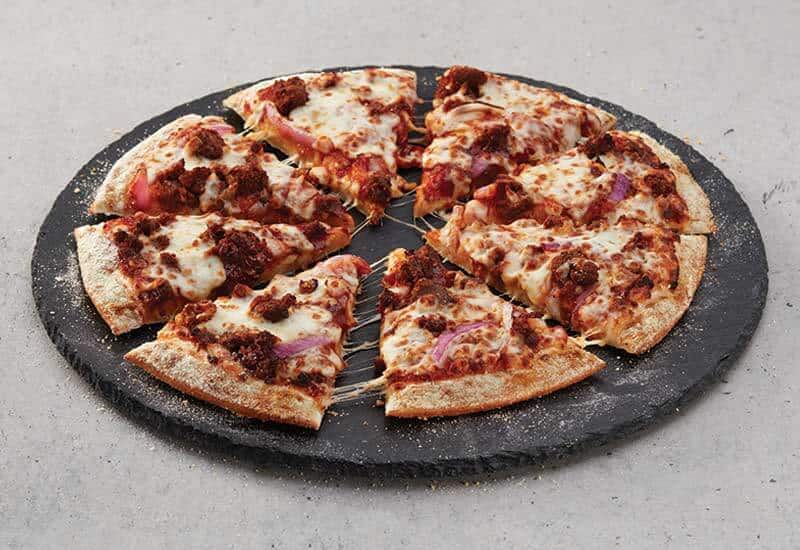 Calories in Domino's Vegetarian PlantBased Beef Taco Fiesta Pizza