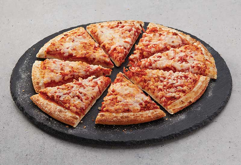 Vegan Ham & Cheese Domino's Pizza