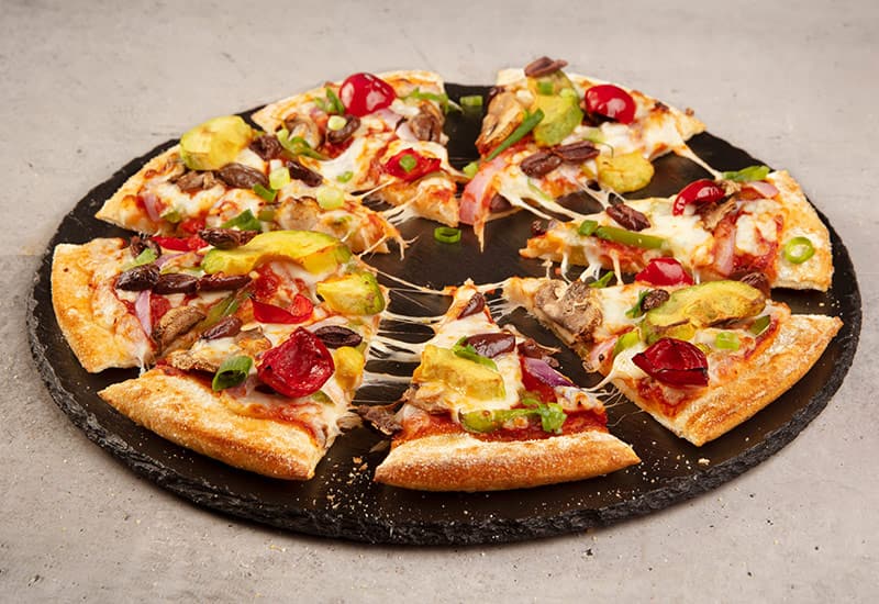 Calories in Dominos Avocado Veg Pizza calcount