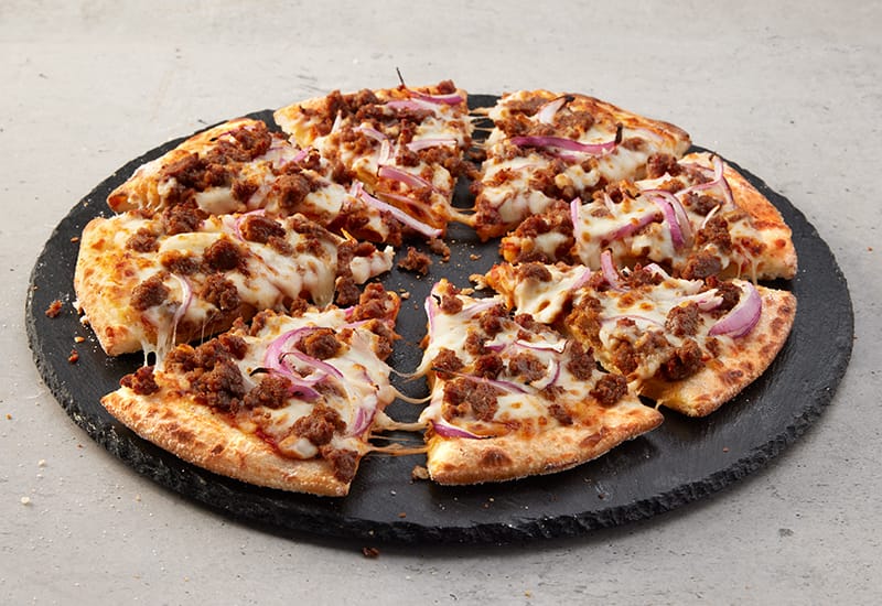 Double Beef & Onion Domino's Pizza