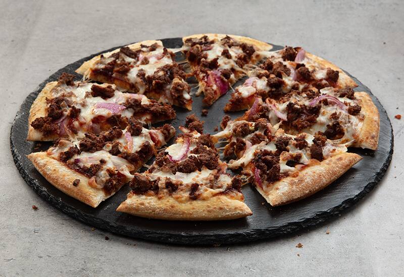 Vegetarian PlantBased Double Beef & Onion Domino's Pizza