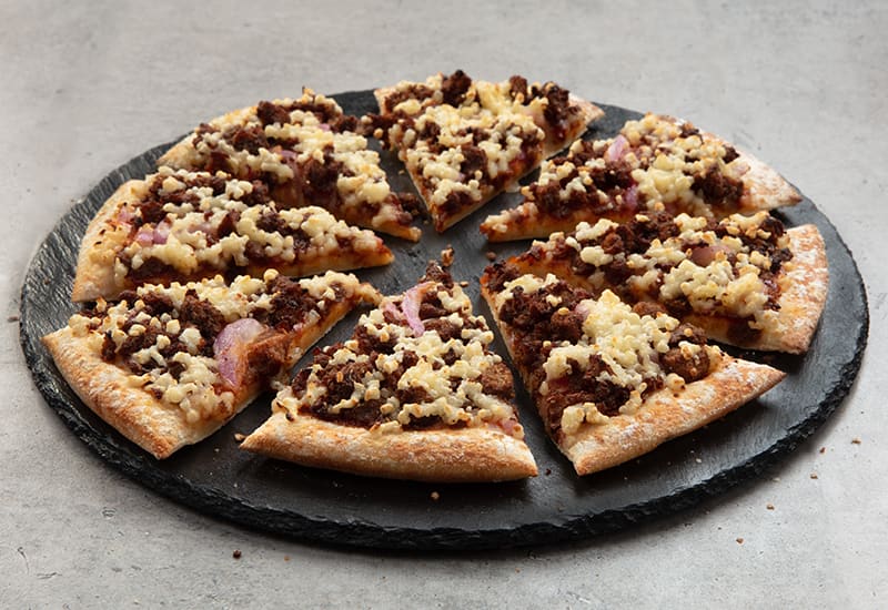 Vegan Double Beef & Onion Domino's Pizza