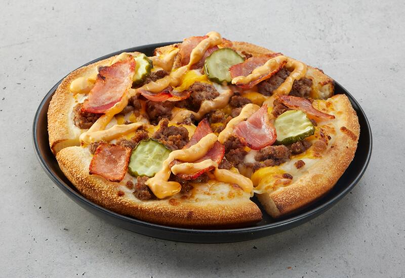 Mini Burger Joint Bacon Cheeseburger Domino's Pizza