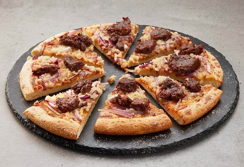 Vegan Impossible Double Beef & Onion Domino's Pizza