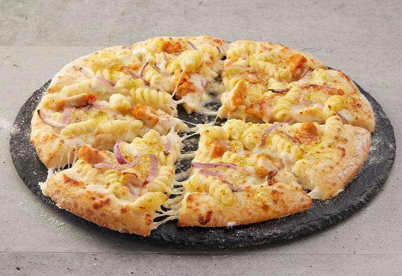 Chicken Carbonara Pasta Packed Pizza Domino's Pizza
