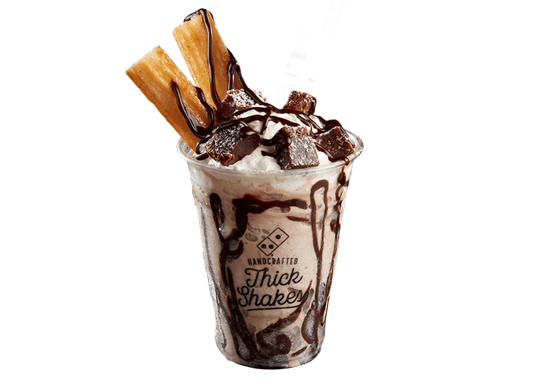 Choc Churro Crazy Shake Domino's Pizza