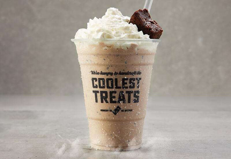 Choc Brownie Thickshake With Cream Domino's Pizza