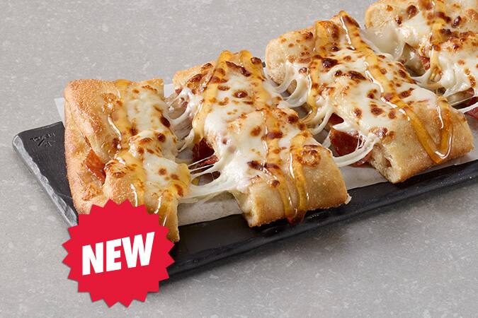 Hot Honey Pepperoni Stuffed Bread​