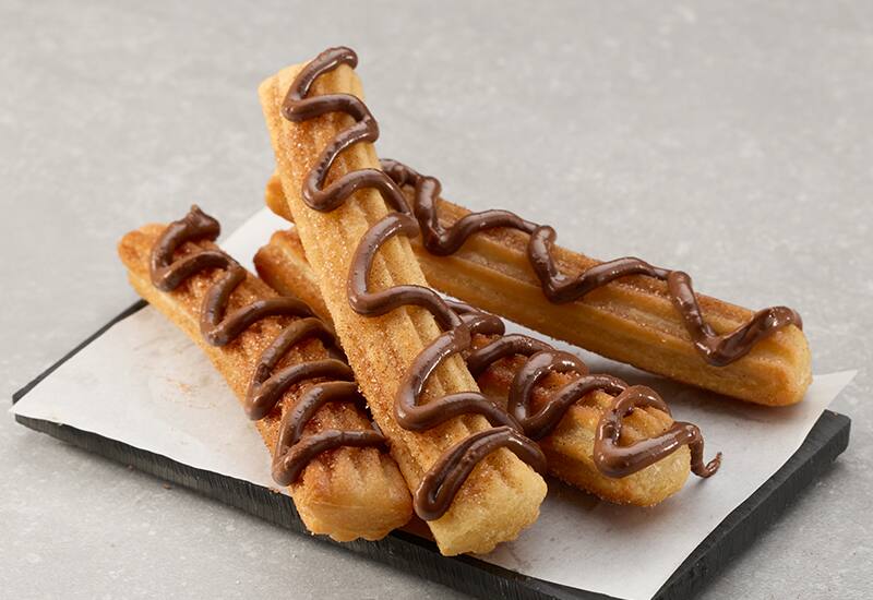 Churros with Nutella