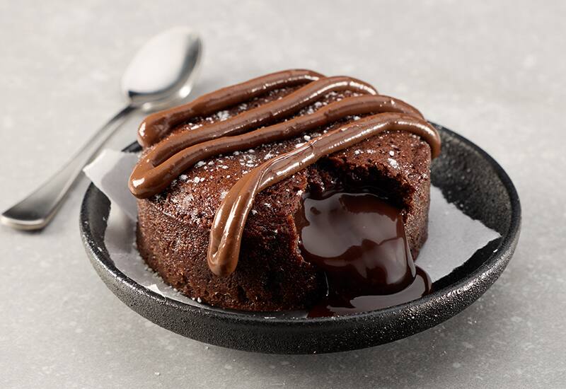 Choc Lava Cake with Nutella