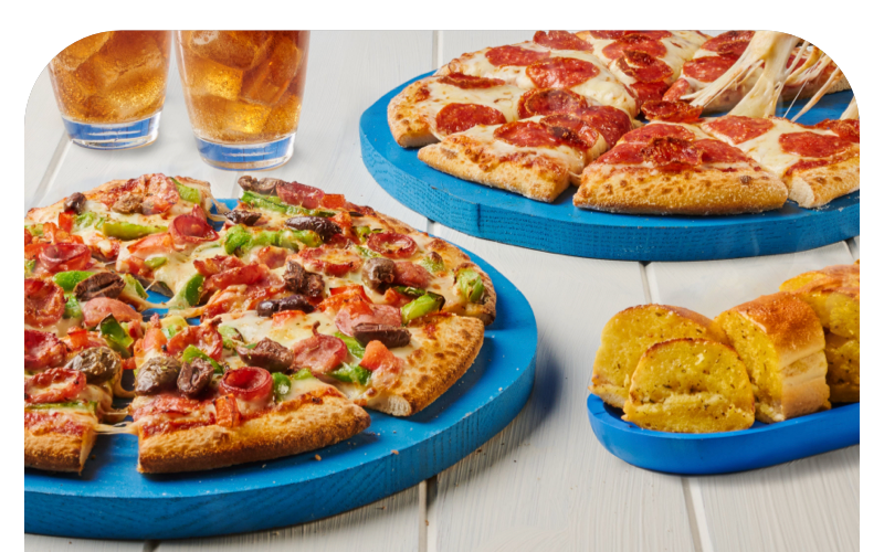Any 2 Pizzas and 2 Sides