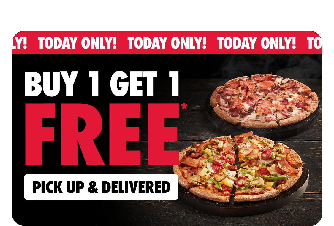 Buy 1 Get 1 Free*