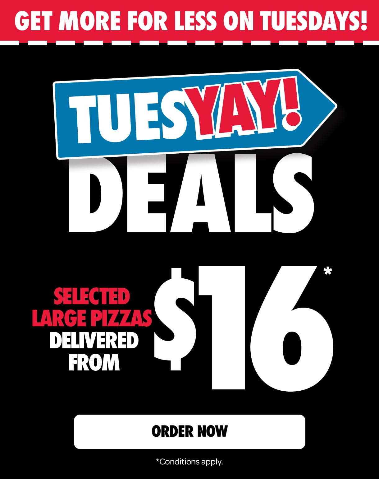 TuesYay delivery deal