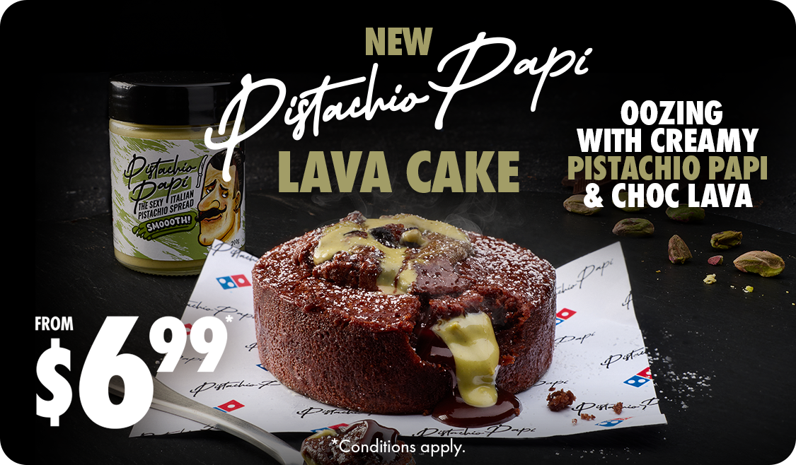 PISTACHIO LAVA CAKE